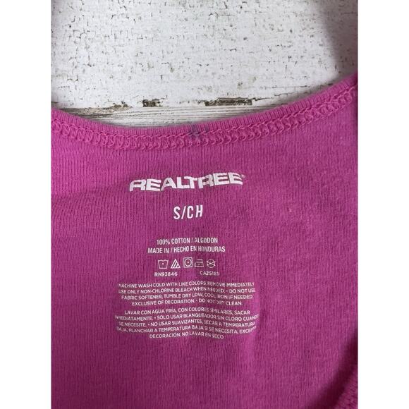 Real Tree APC Ladies Sleeveless Tank Top Pink Sz Sm - Picture 4 of 6